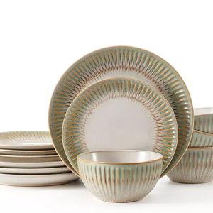 Pfaltzgraff Hensley Blue 12-pc. Dinnerware Set