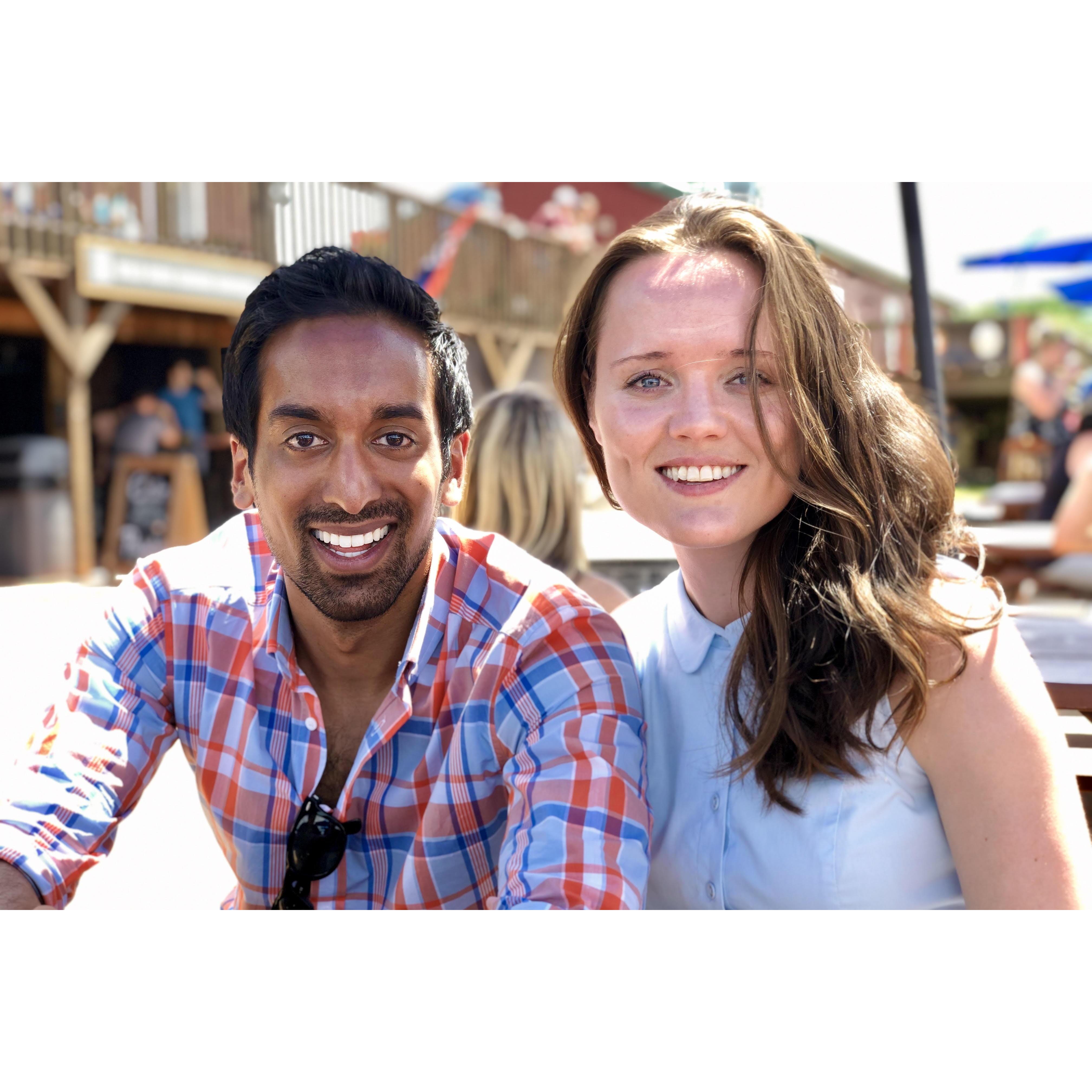 Prasad's first trip to Charlottesville!