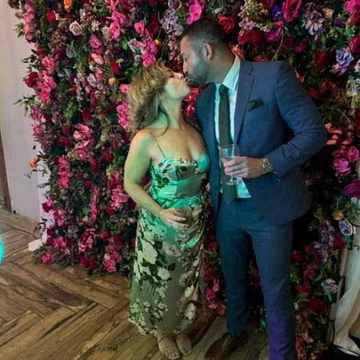 Celebrating at Christine's sister, Jenn's wedding in Rochester (June 2024)