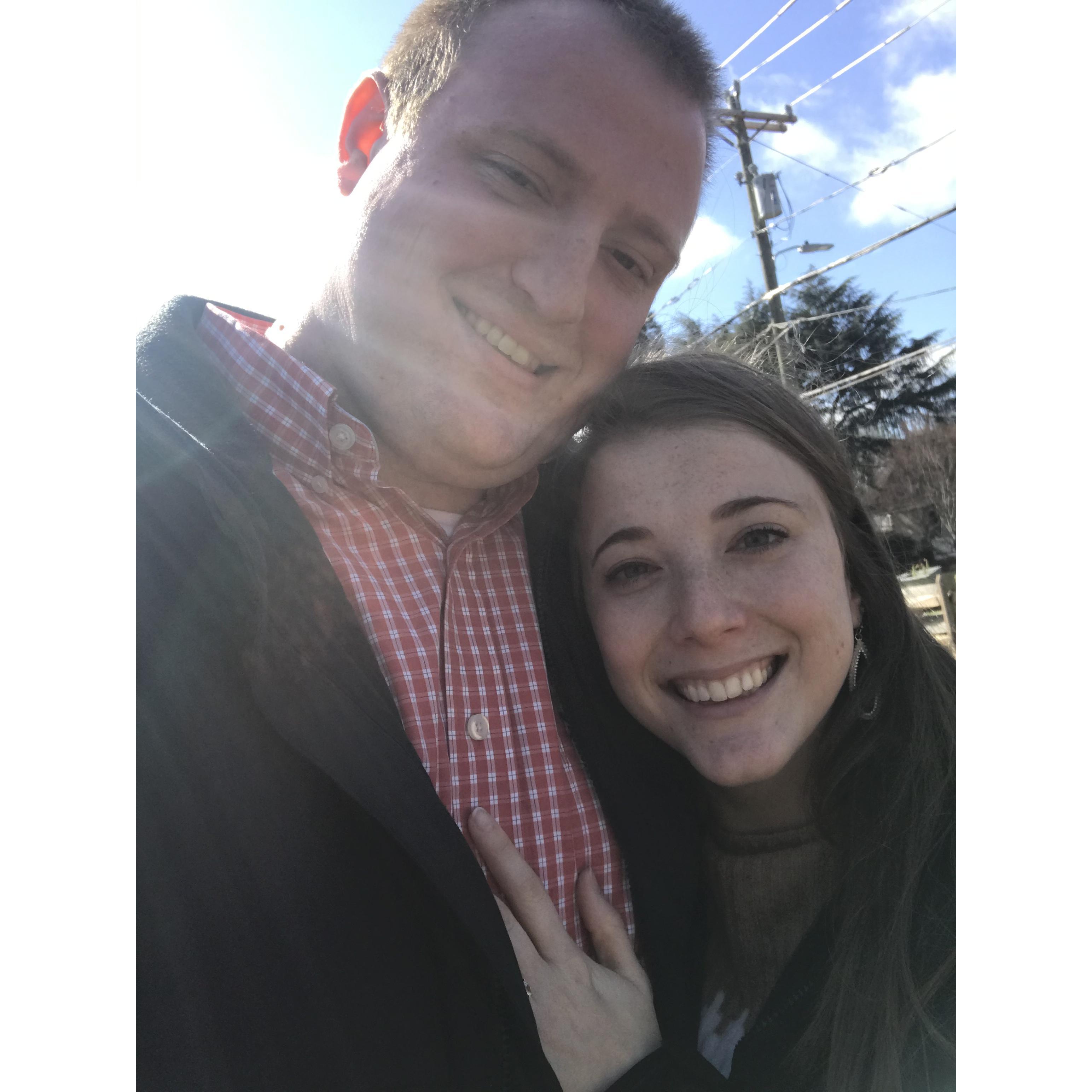 She said yes!
