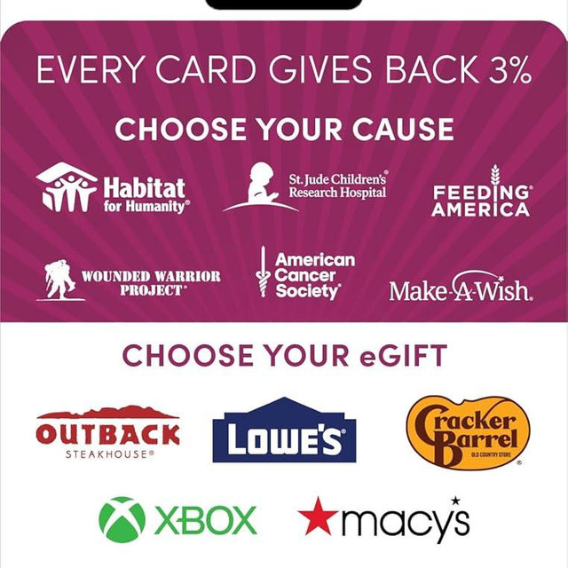 One4all Giving Good Joy Physical Gift Card - $25