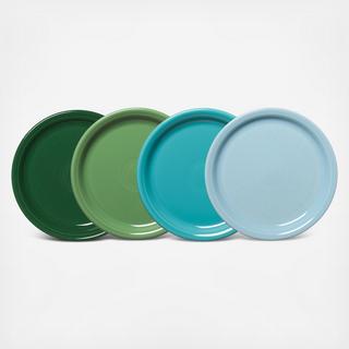 Bistro Coupe Assorted Luncheon Plate, Set of 4