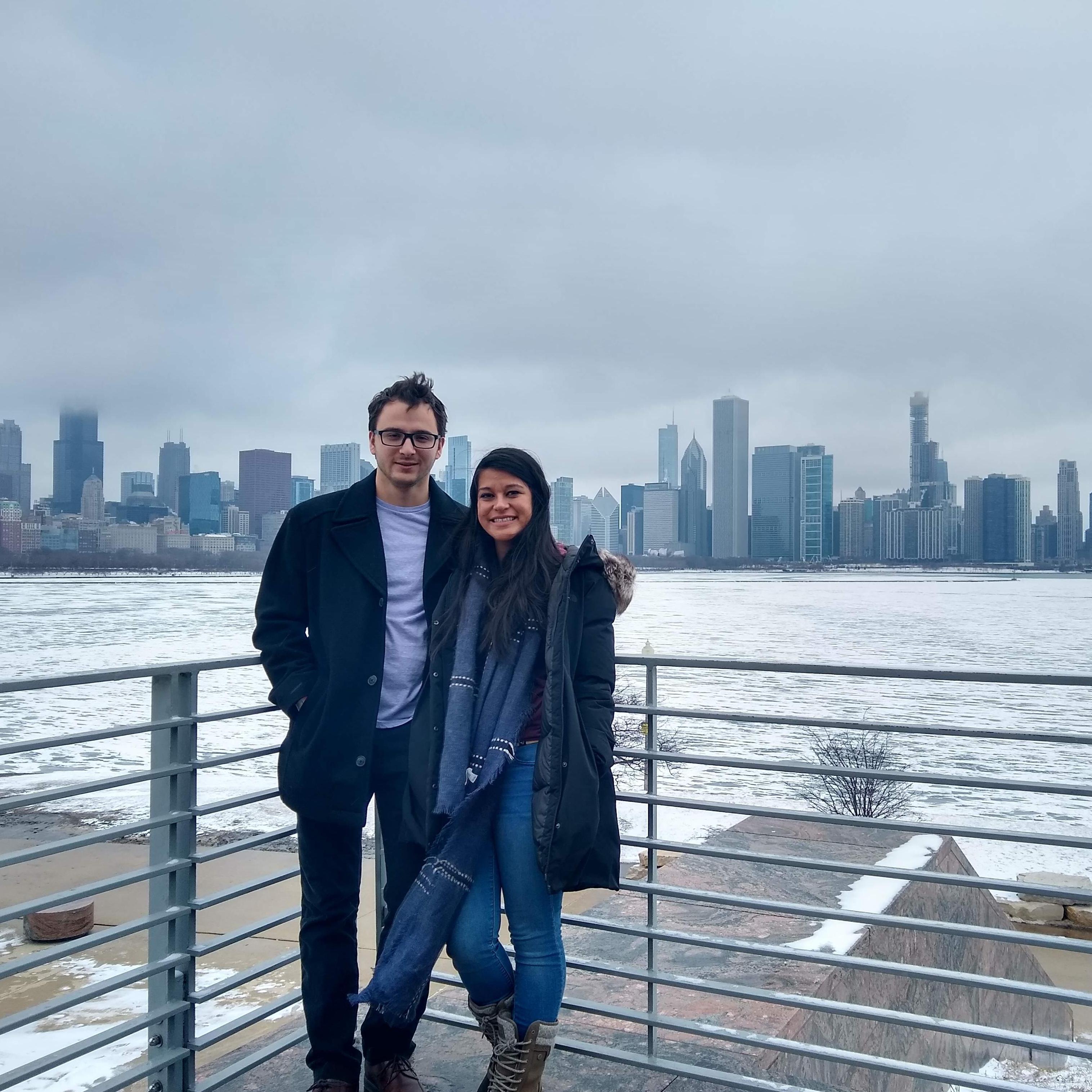 Exploring Chicago - Izzy's hometown.