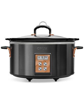 Crux 14624 6-Qt. Programmable Slow Cooker