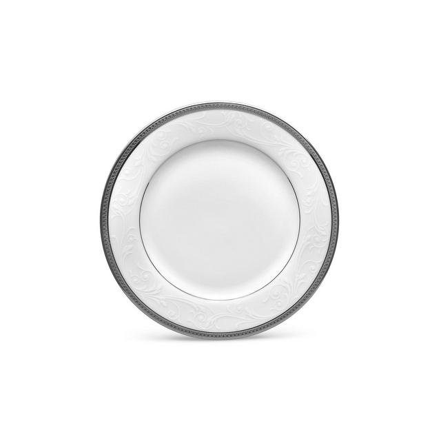 Noritake Regina Platinum Bread & Butter/Appetizer Plate, 6-1/4"
