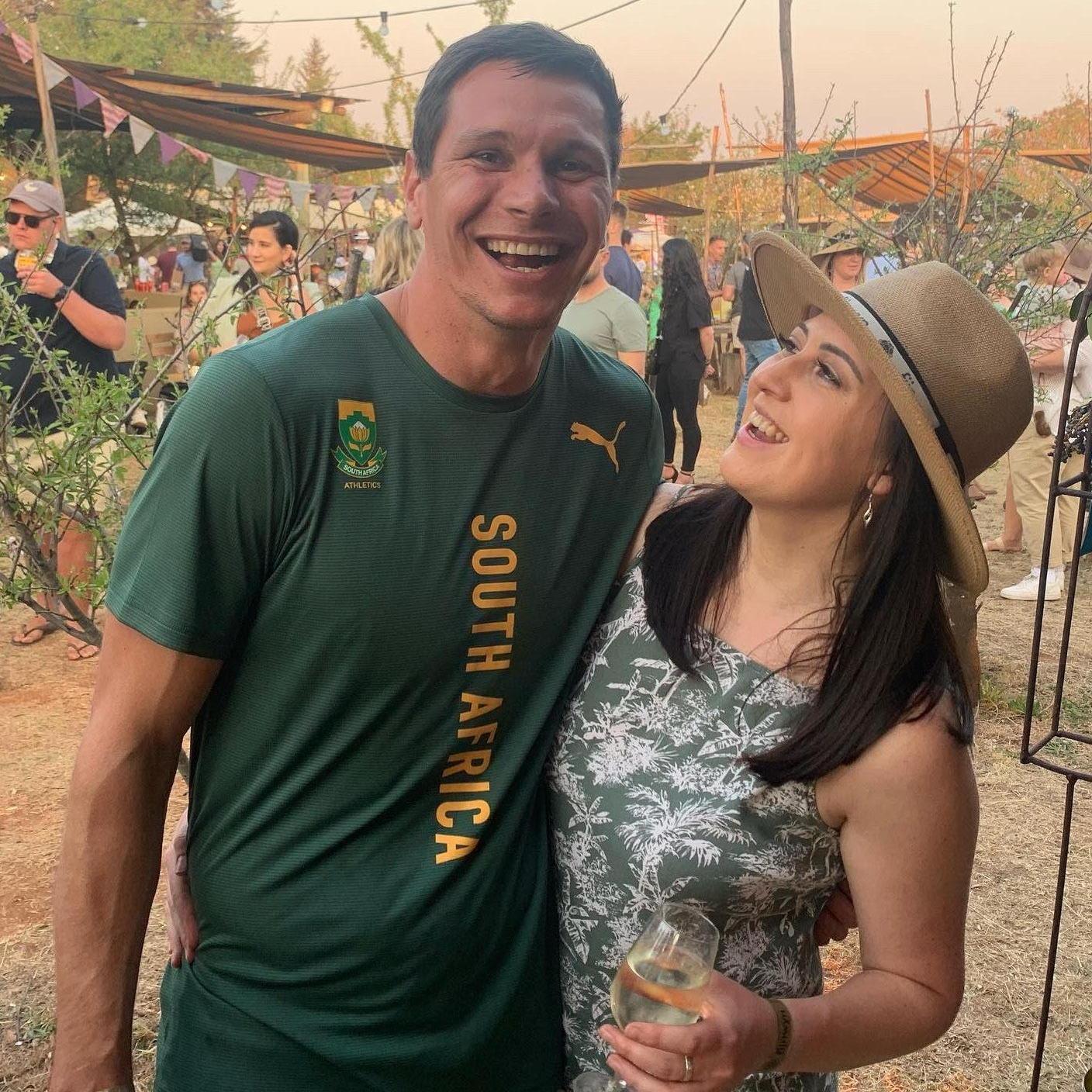 Constant supporting Joanné in her love of wine