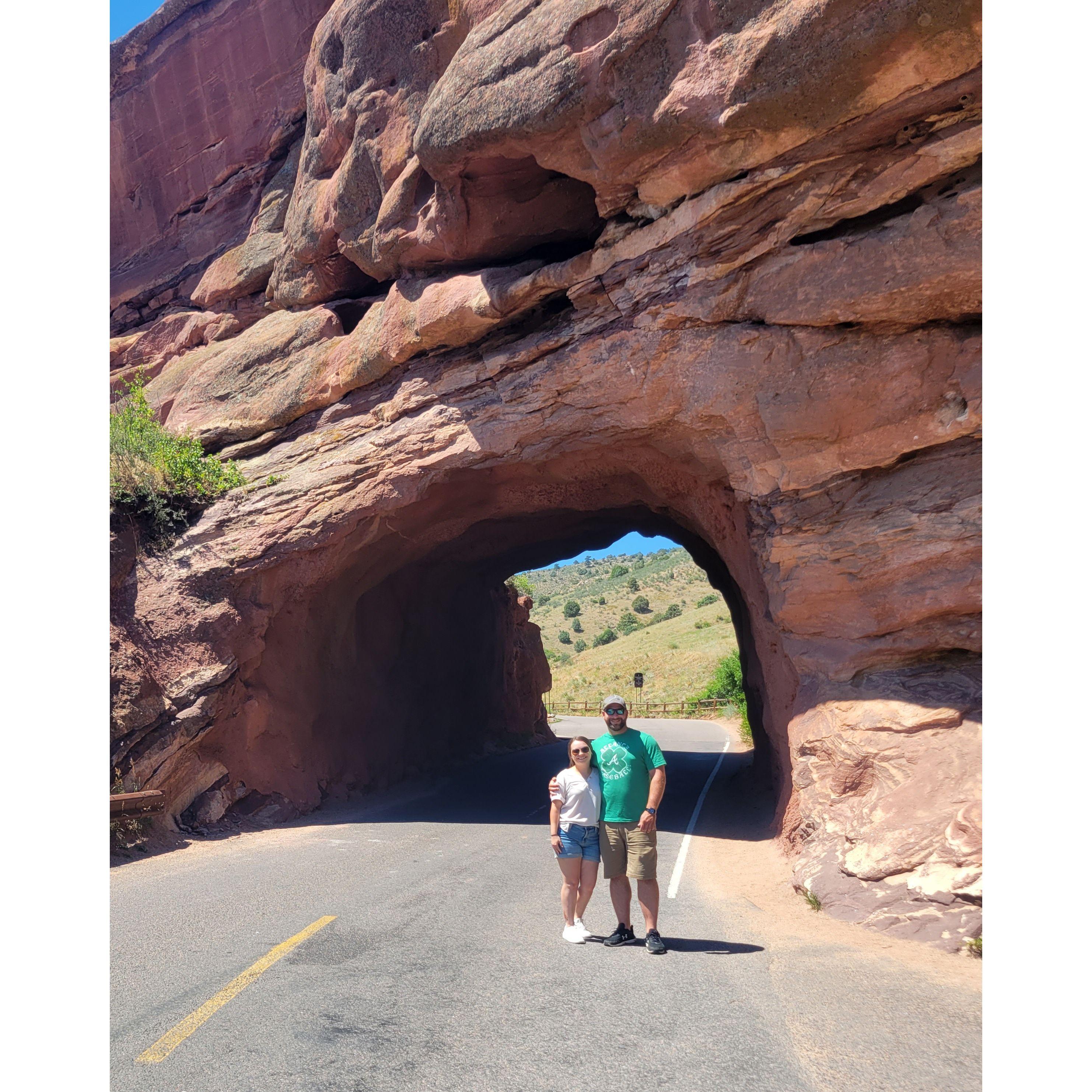 At Red Rocks in Colorado!