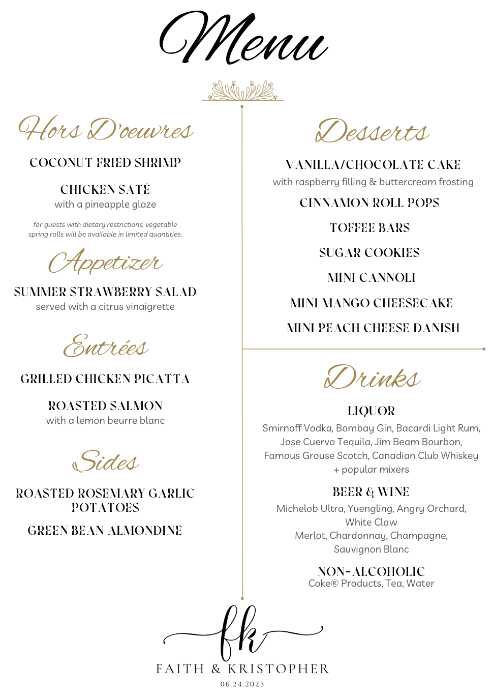 The Wedding Website of Faith Smith and Kristopher Ring