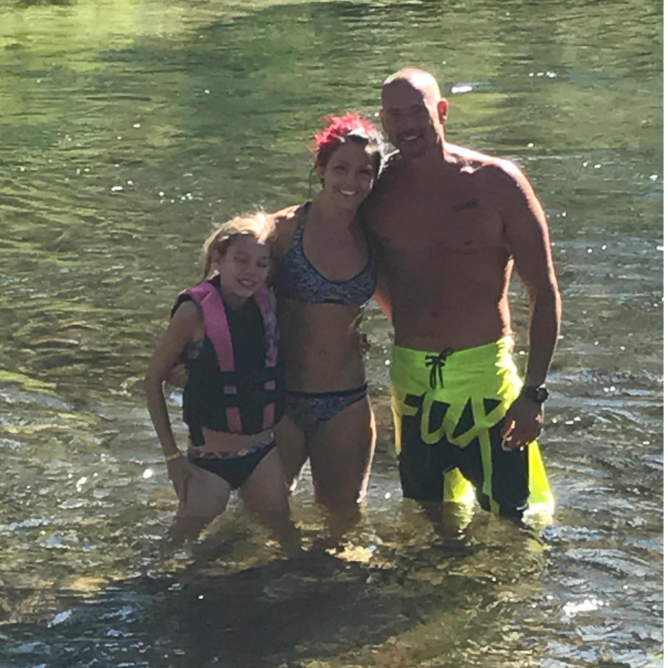 SWIMMING AT THE SPOT UP AT HOLLAND LAKE