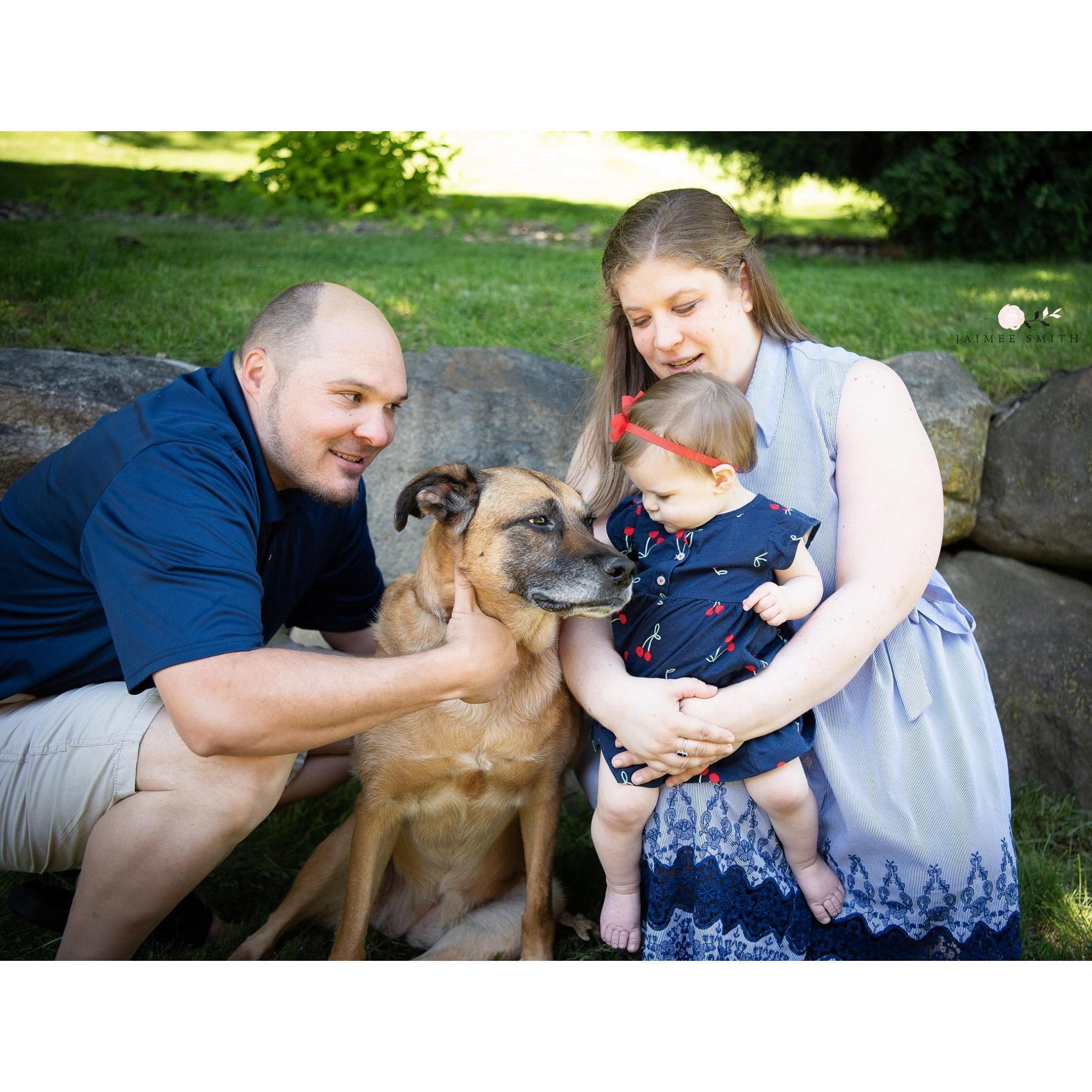 Ava's First Birthday in our new backyard.
