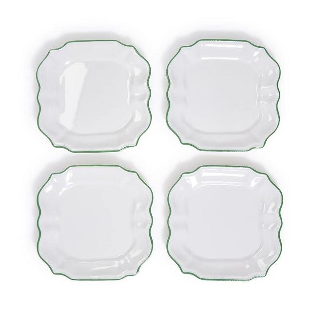 Two's Company Garden Soiree Set Of 4 Salad /Dessert Plates