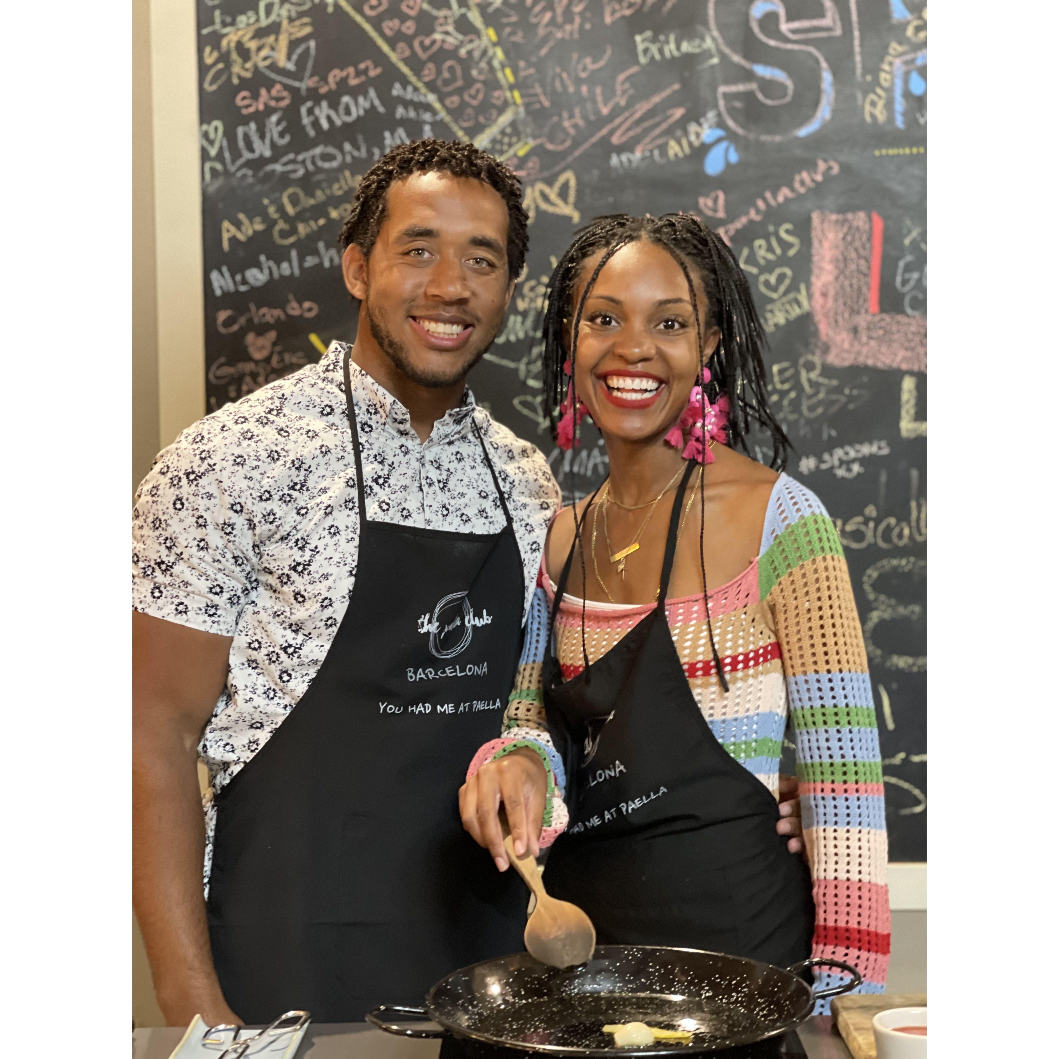 The one where we learned to cook paella in Spain