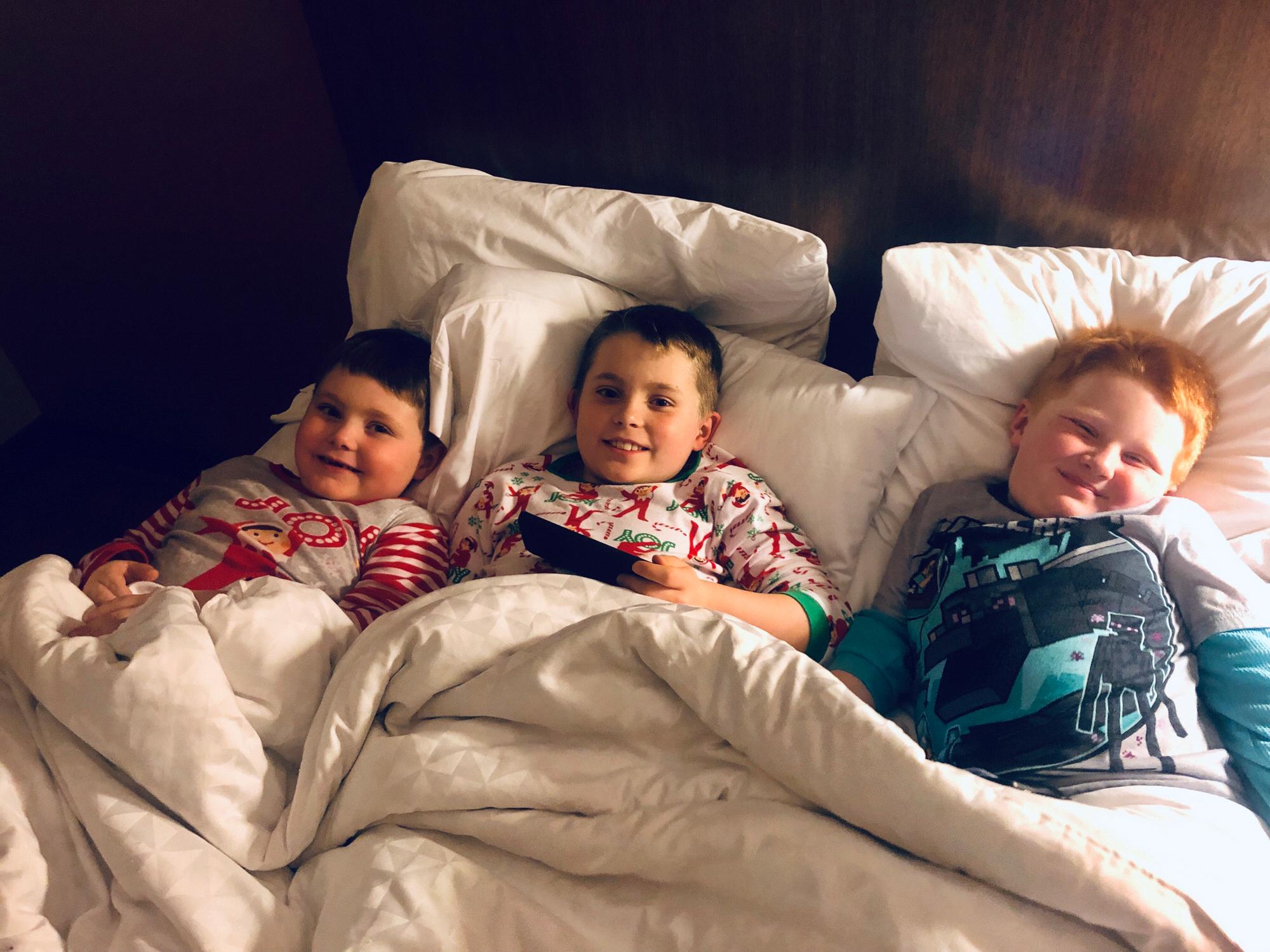 Sleepover with Austin’s soon to be cousins in Alabama 2018