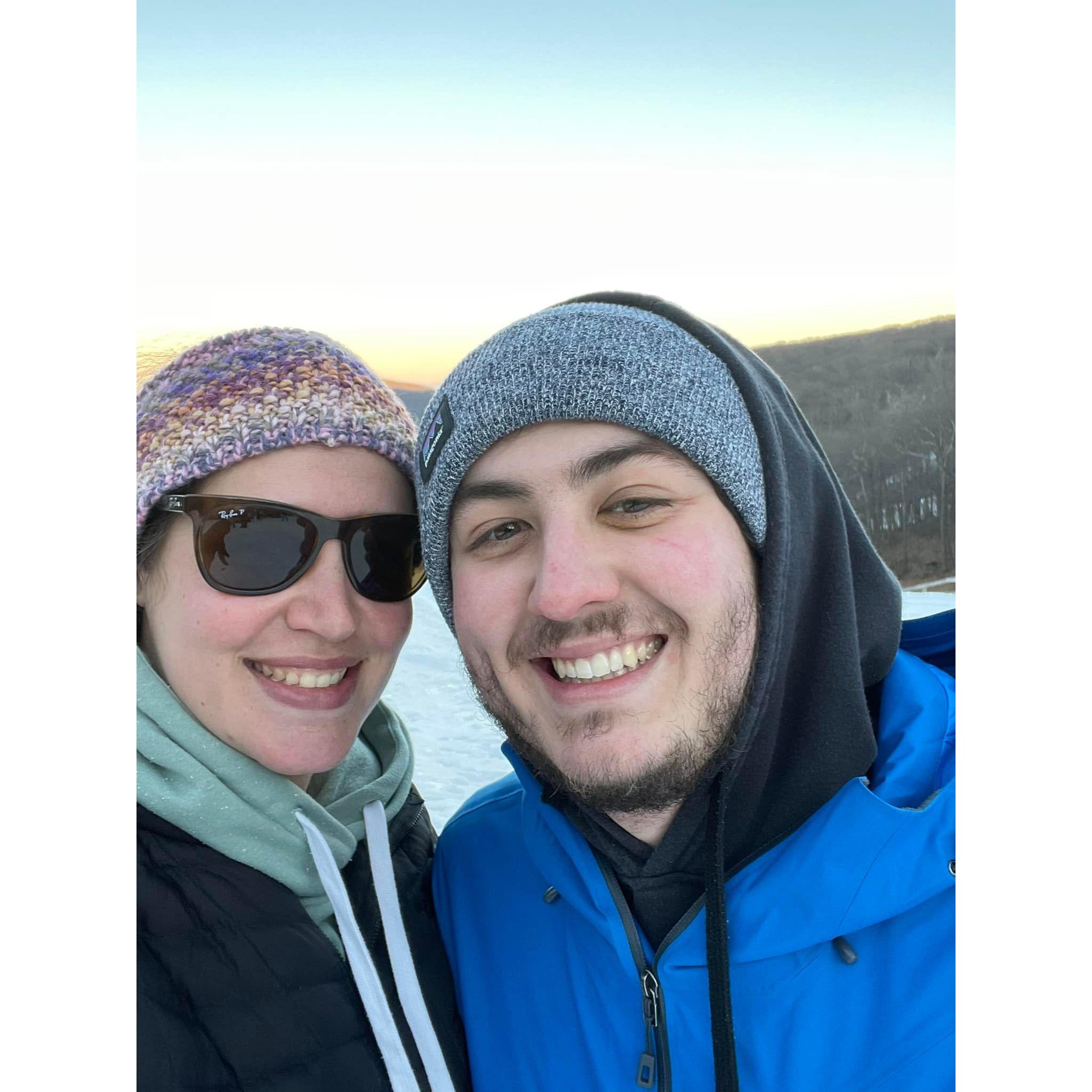 Snow tubing at Massanutten