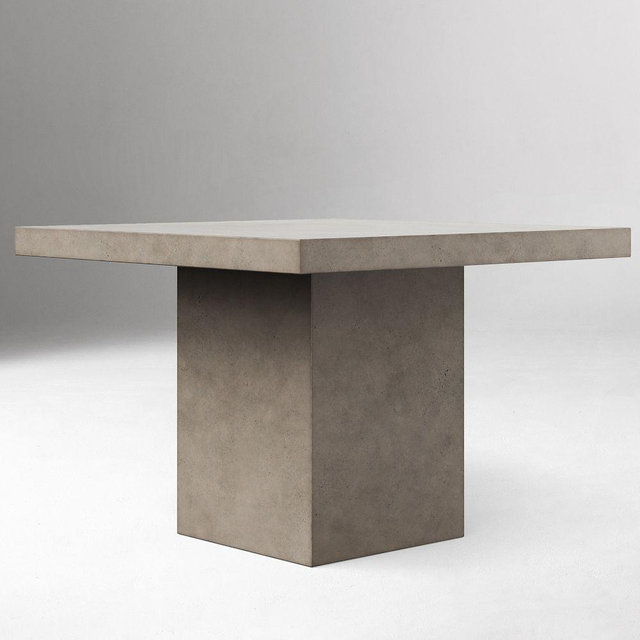 Newcastle Square Bar Table, Gray, 59"