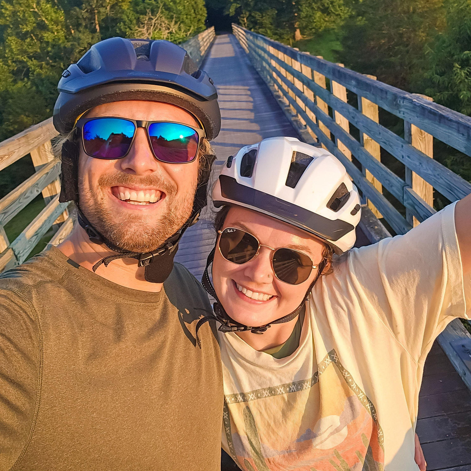Jojo's birthday bike ride on the Virginia Creeper Trail