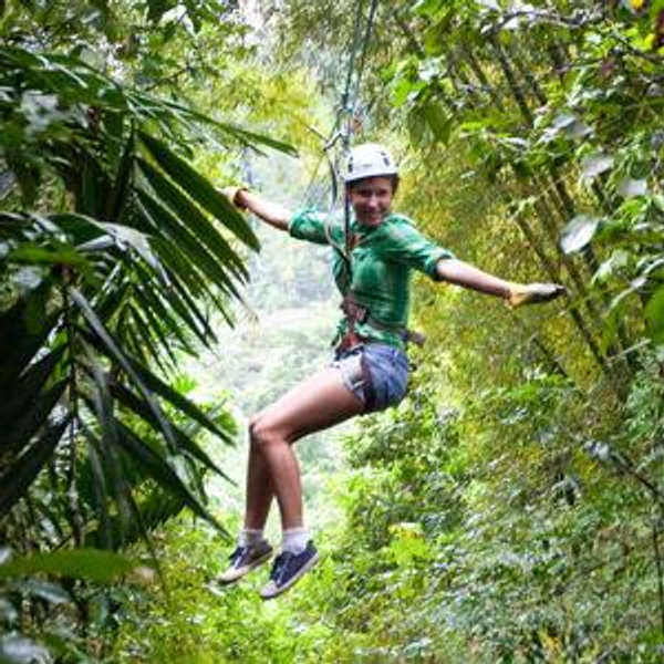 Ziplining On Our Honeymoon