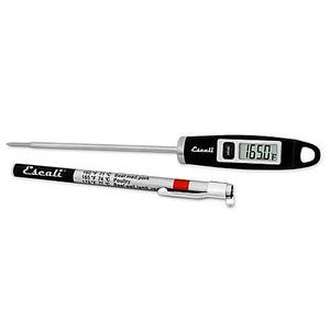 Escali - Gourmet Digital Thermometer in Black