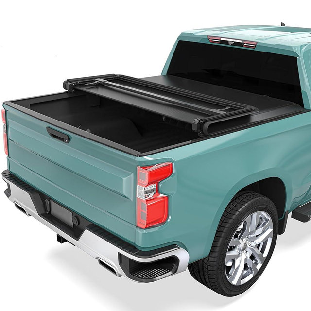 Soft Tri-Fold Truck Bed Tonneau Cover Fit for Chevy Silverado/GMC Sierra 1500 New Body Style 2019-2026, with 5.8 ft Bed(DO NOT FIT Multi-Flex Tailgate)