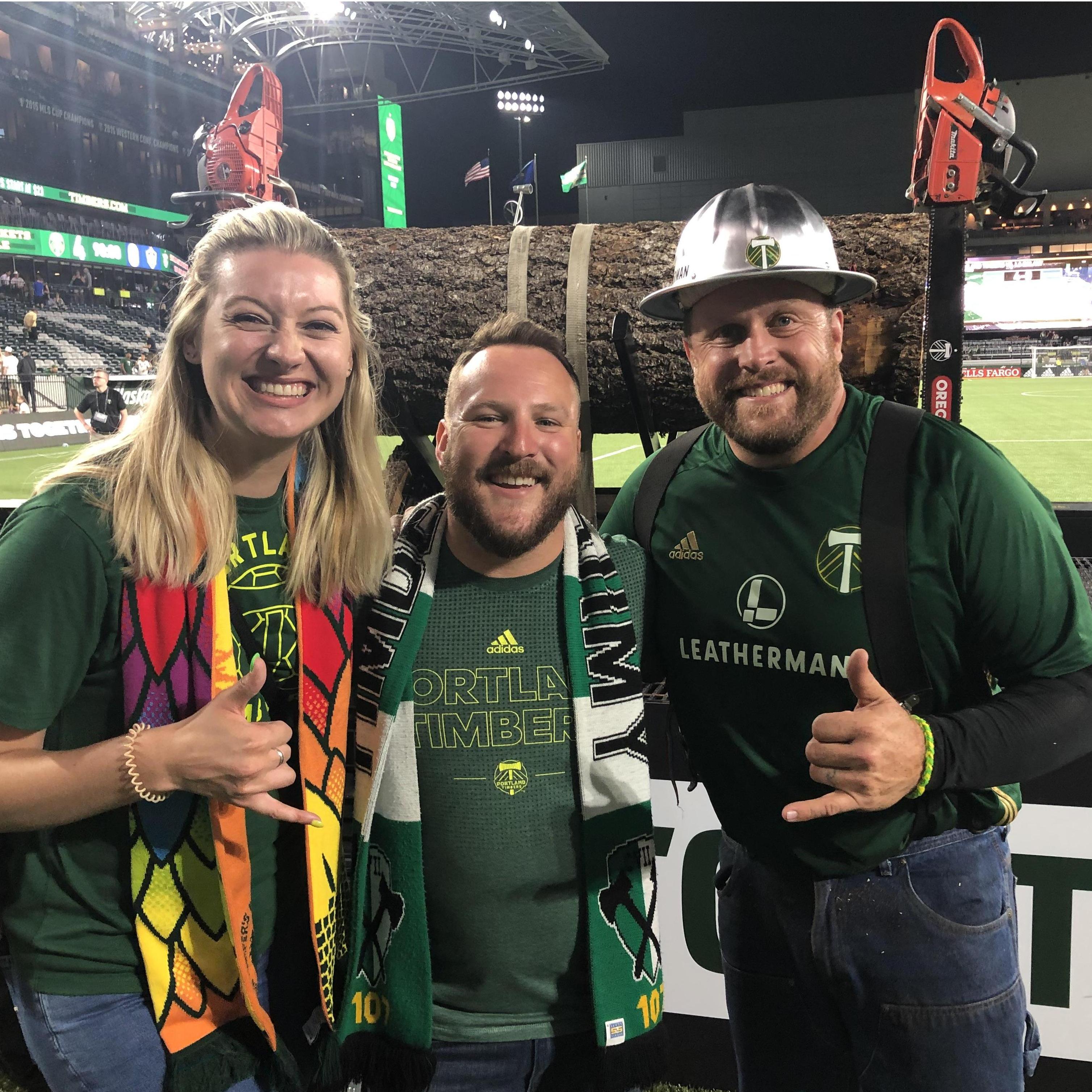 BEST FIRST ANNIVERSARY EVER! Us with Timber Joey (July 2019)