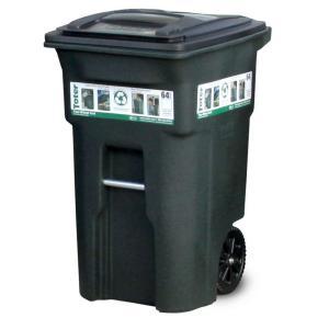 64 Gal. Green Wheeled Trash Can