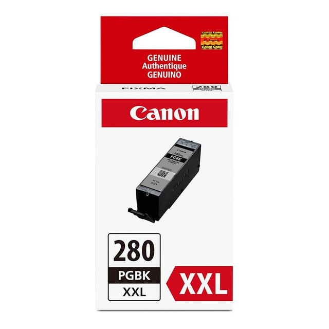 Canon PGI-280XXL Genuine Pigment Black Ink Tank, Compatible with TR8520, TS9120,TS8120, TS6120, TS9521C/a, TS9520/a, TS8220, TS6220, TS8320, TS6320, TS702/a, and TR8620/a Series Printers