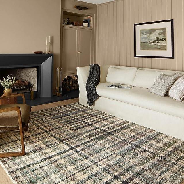 Loloi Chris Loves Julia x Loloi Humphrey Collection HUM-03 Forest/Multi 2'-0" x 5'-0" Accent Rug feat. CloudPile