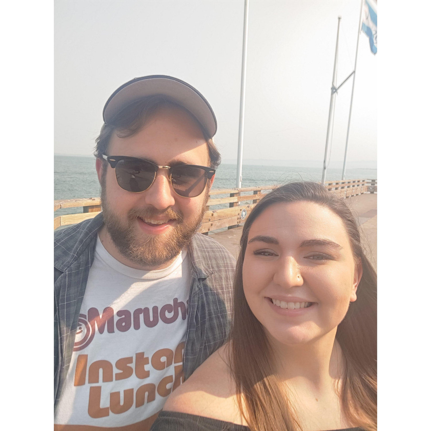 If you squint, Alcatraz is in the back! Our 48 hour California trip was amazing.