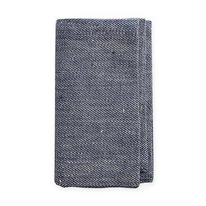 Blue Chambray Linen Cocktail Napkins (Set of 2)