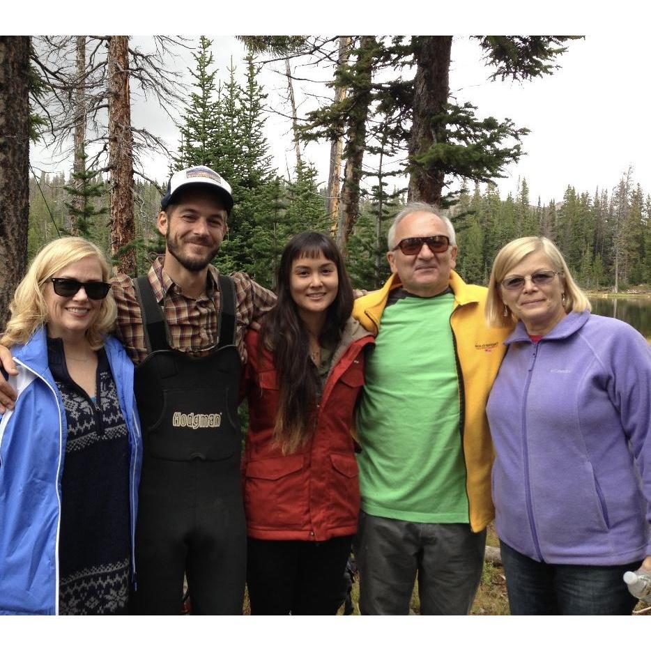When our parents met for the first time! Uinta National Forest 2013.