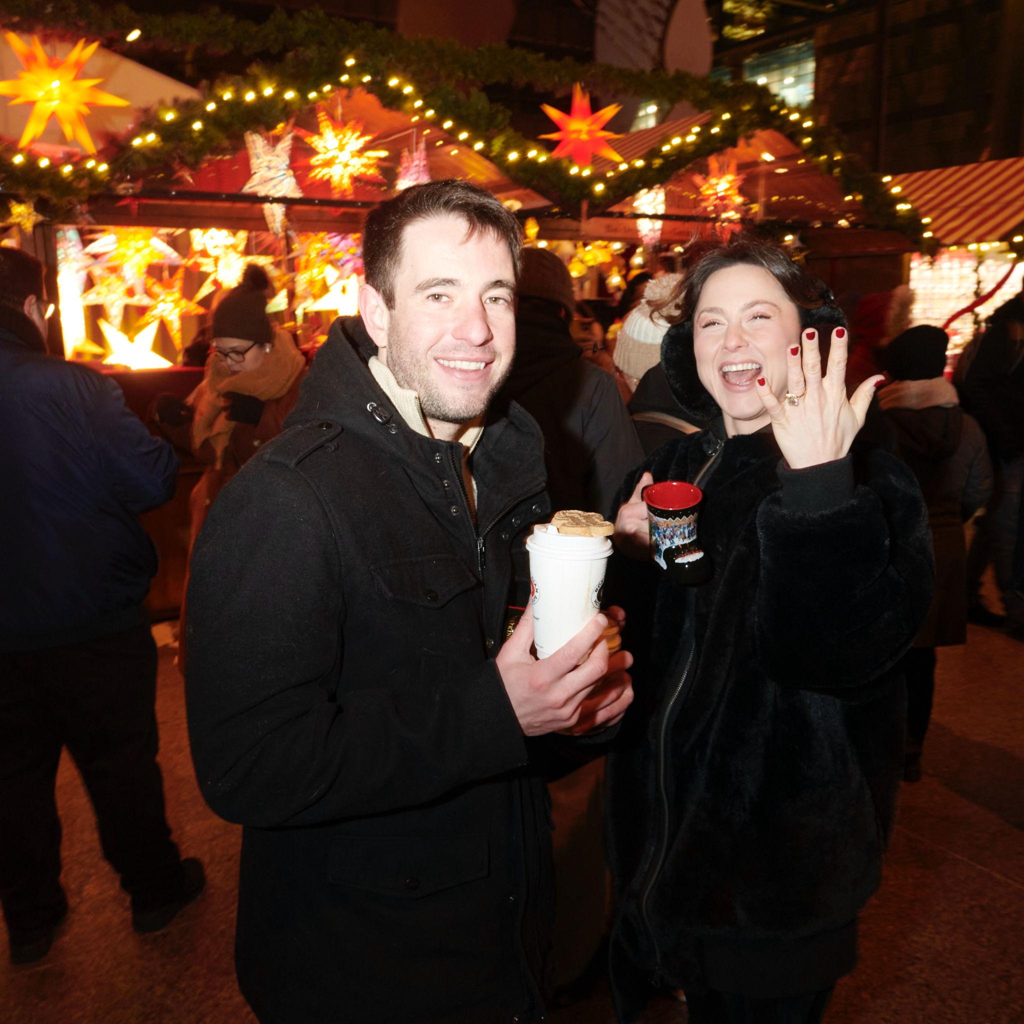 Patrick popped the question!