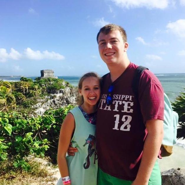 Zach's family took me on their Christmas vacation to Cancun, Mexico!
Behind us are ancient Mayan ruins.
(January 2, 2016)
