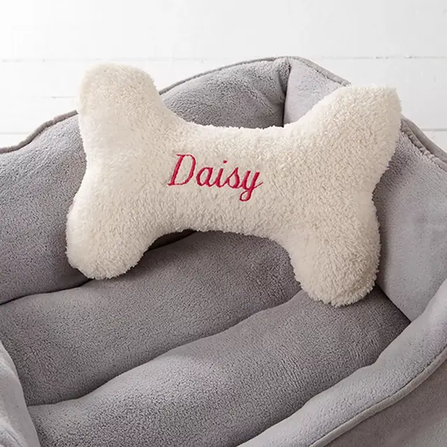 Small Dog Bone Pet Pillow
