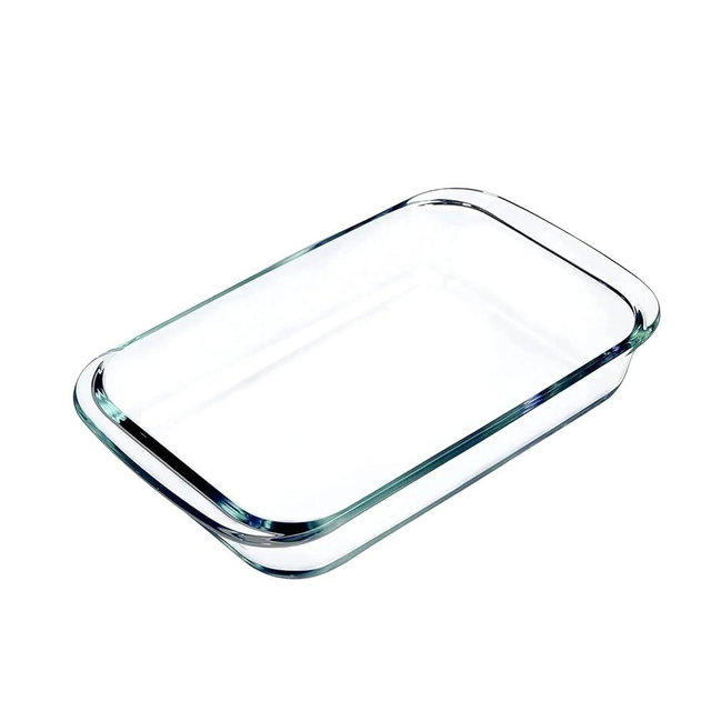 Glass Baking Dish Size 3.0L (XL)) for Cooking, Baking and Roasting, Casserole Dish, Borosilicate Glass, BPA Free, Dishwasher Safe loaf tray, Oven Tray (3L Rectangle)