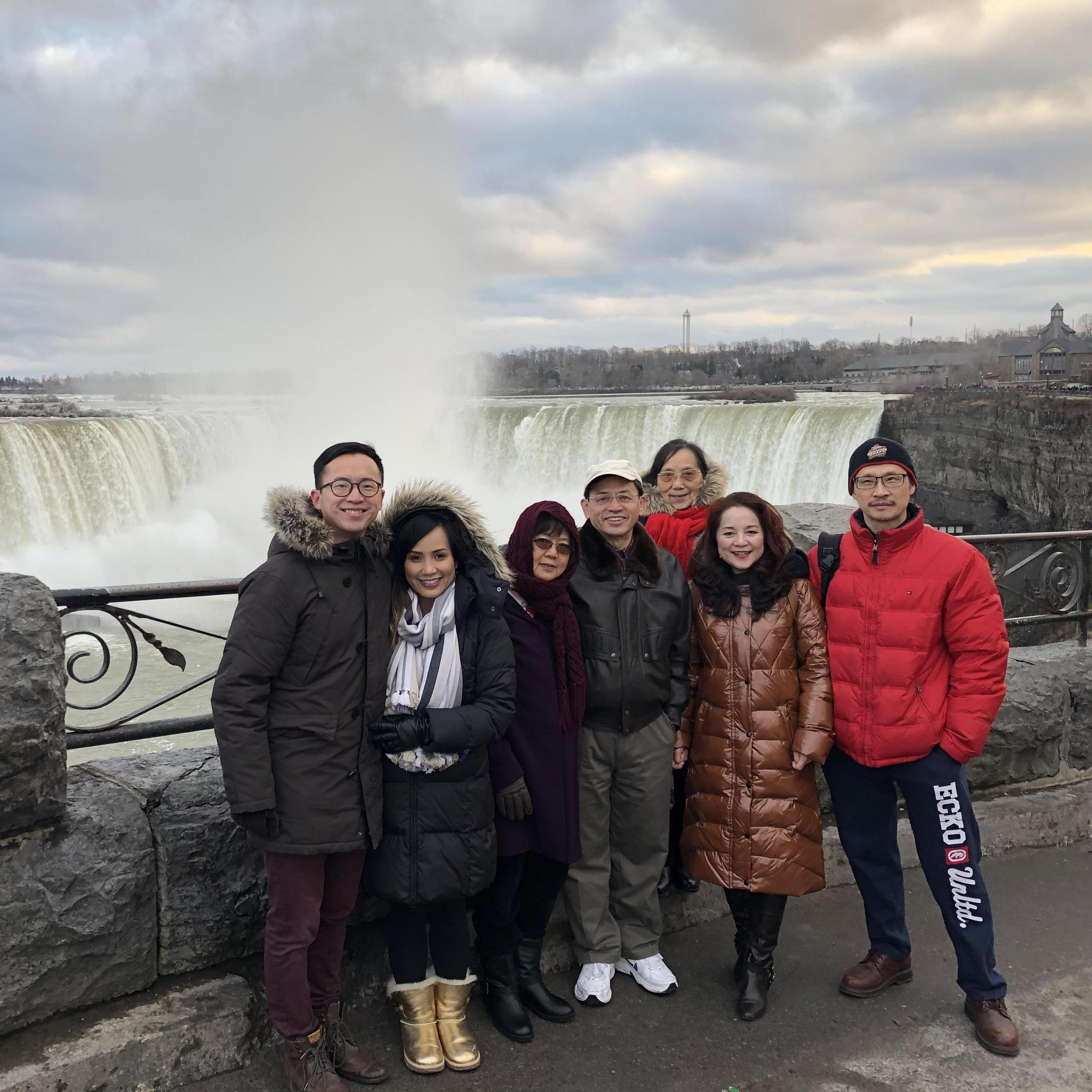 Niagara Falls with both Rose & Henry's Family