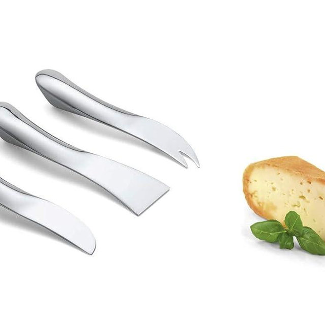 Philippi Set of 3 Wave Cheese Knives