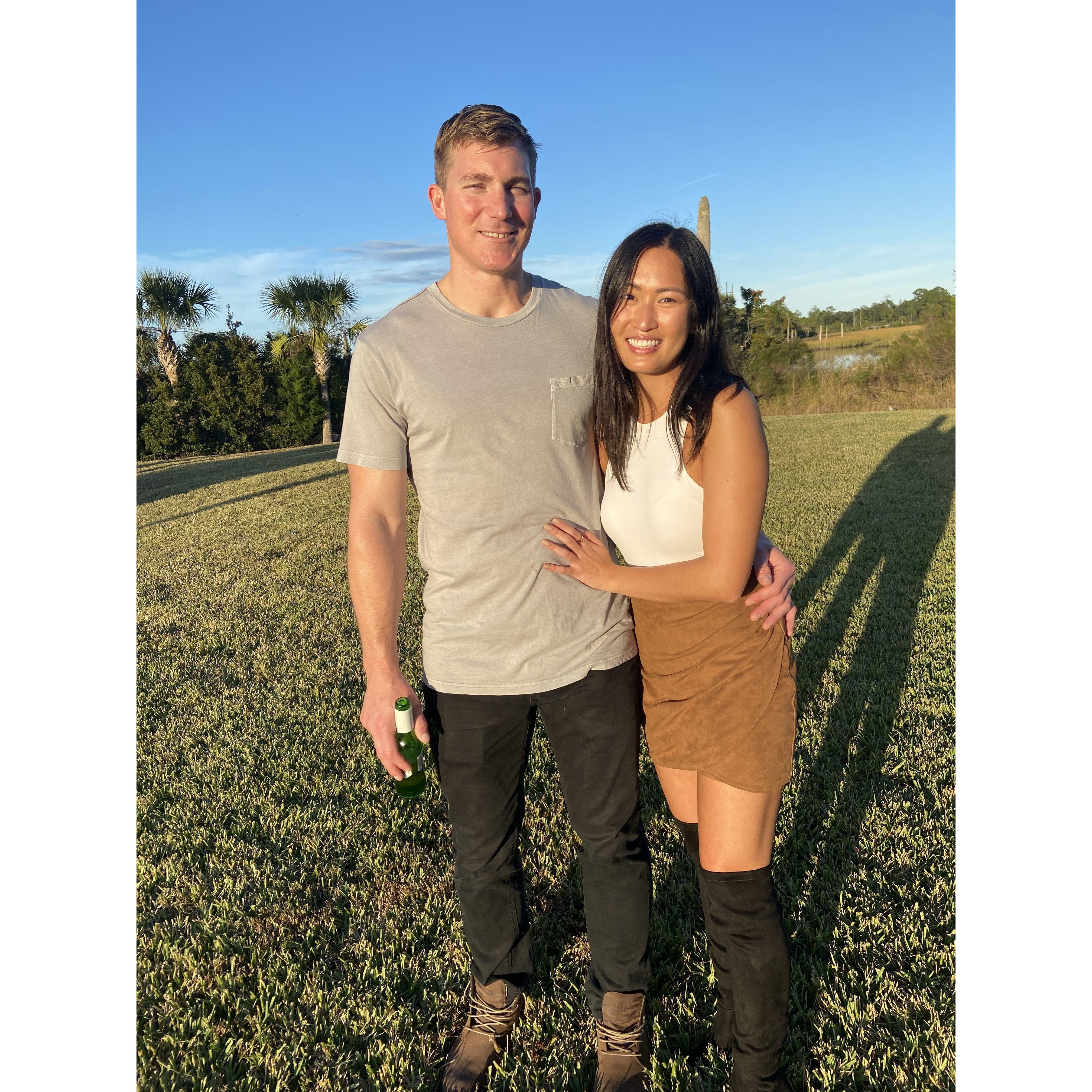 November 2021: Joel meets the extended Green family for Thanksgiving in Jacksonville!