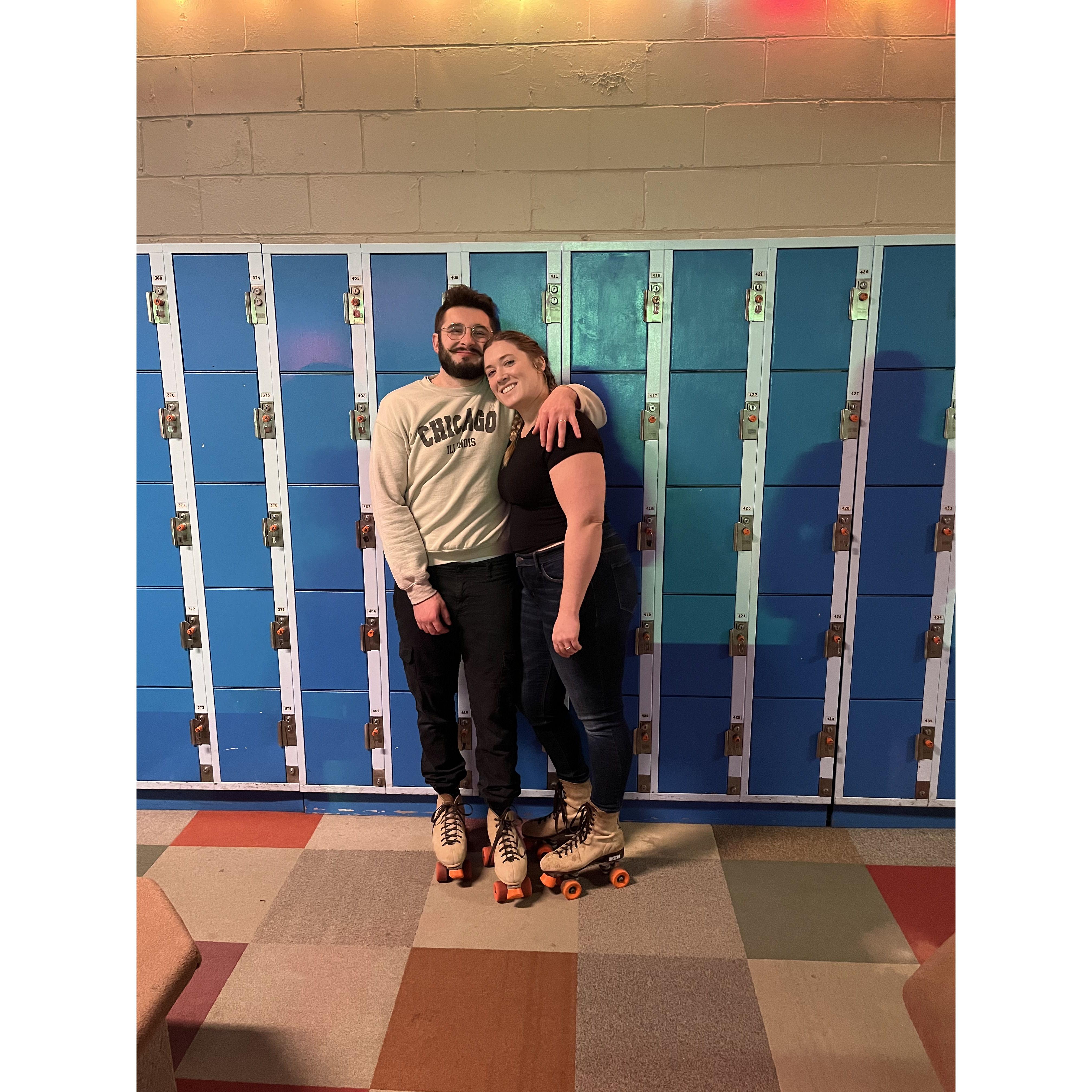 Falling for you...literally, we both fell