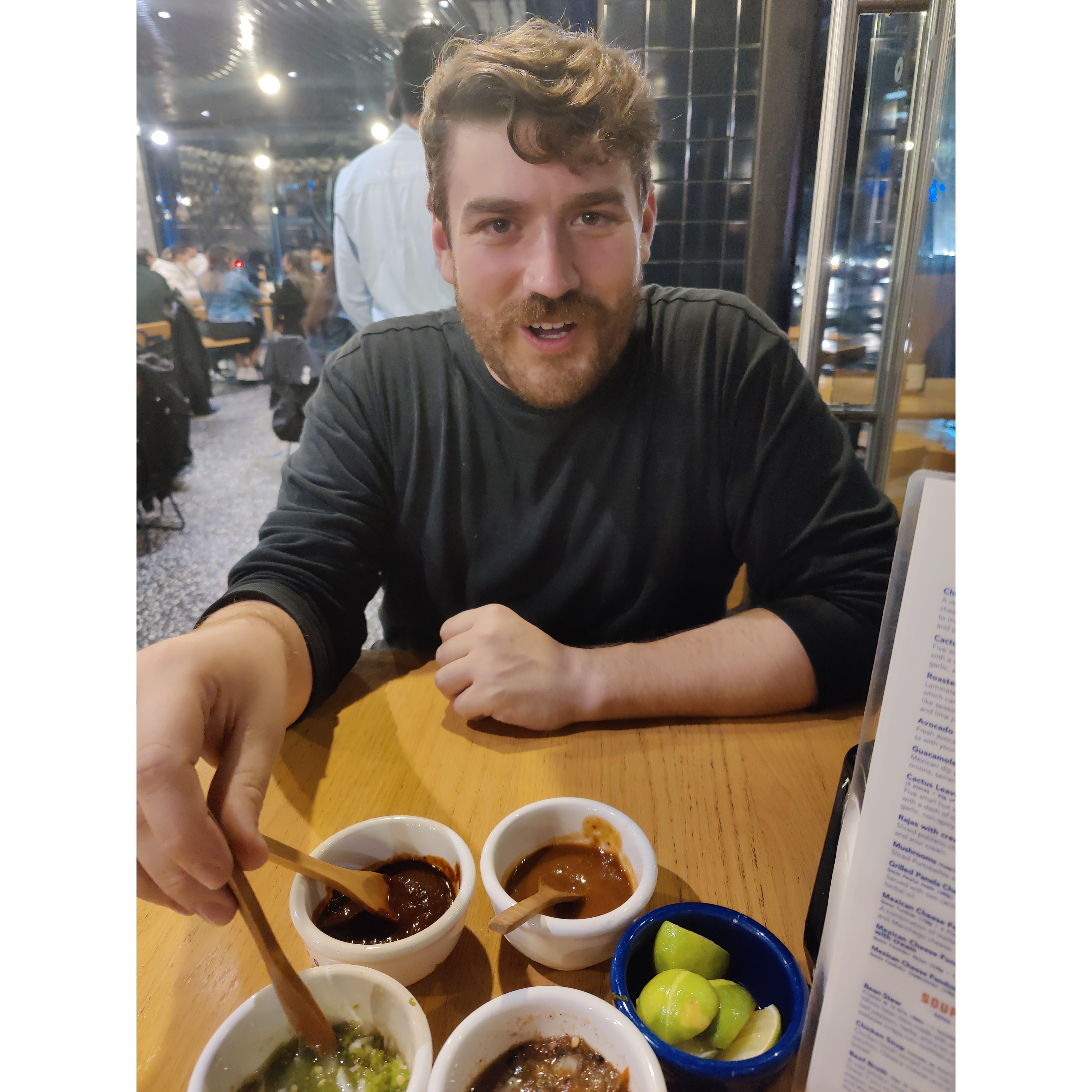 Headed to Mexico City for our first international trip.