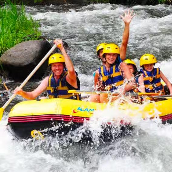 Bali White Water Rafting Tour on our Honeymoon!