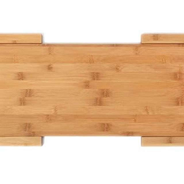 Lipper International Bamboo Wood Over-the-Sink Expandable Cutting Board, 34" x 11 1/2" x 3/4"