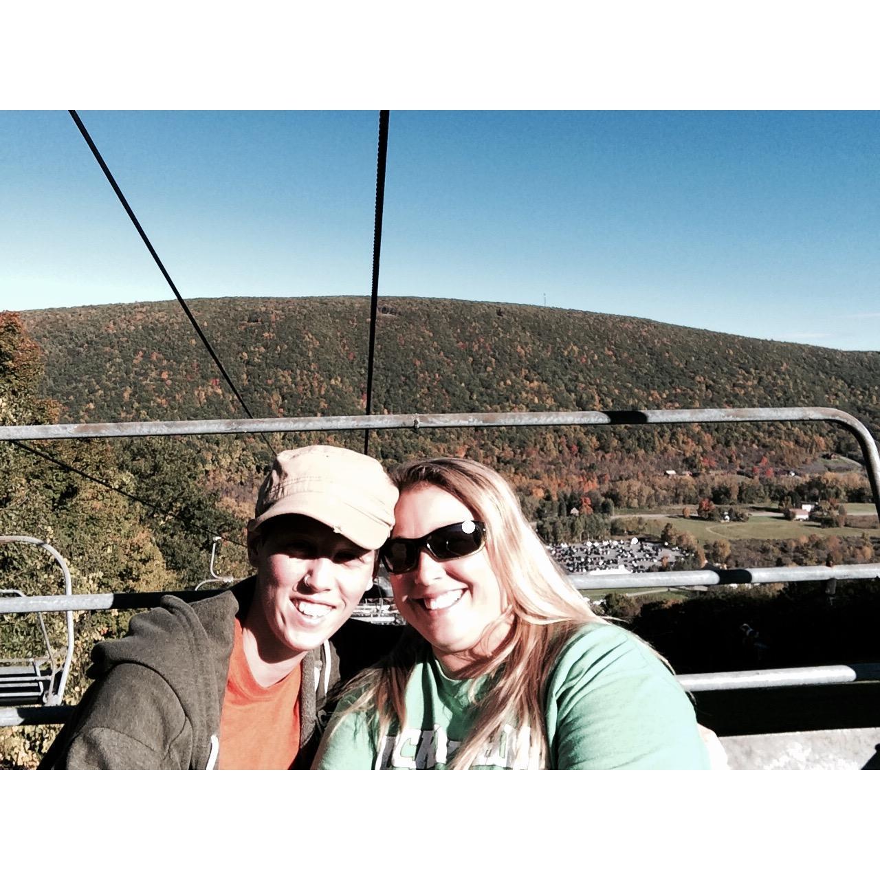 The Bristol Mt. Fall Sky Ride, 2015