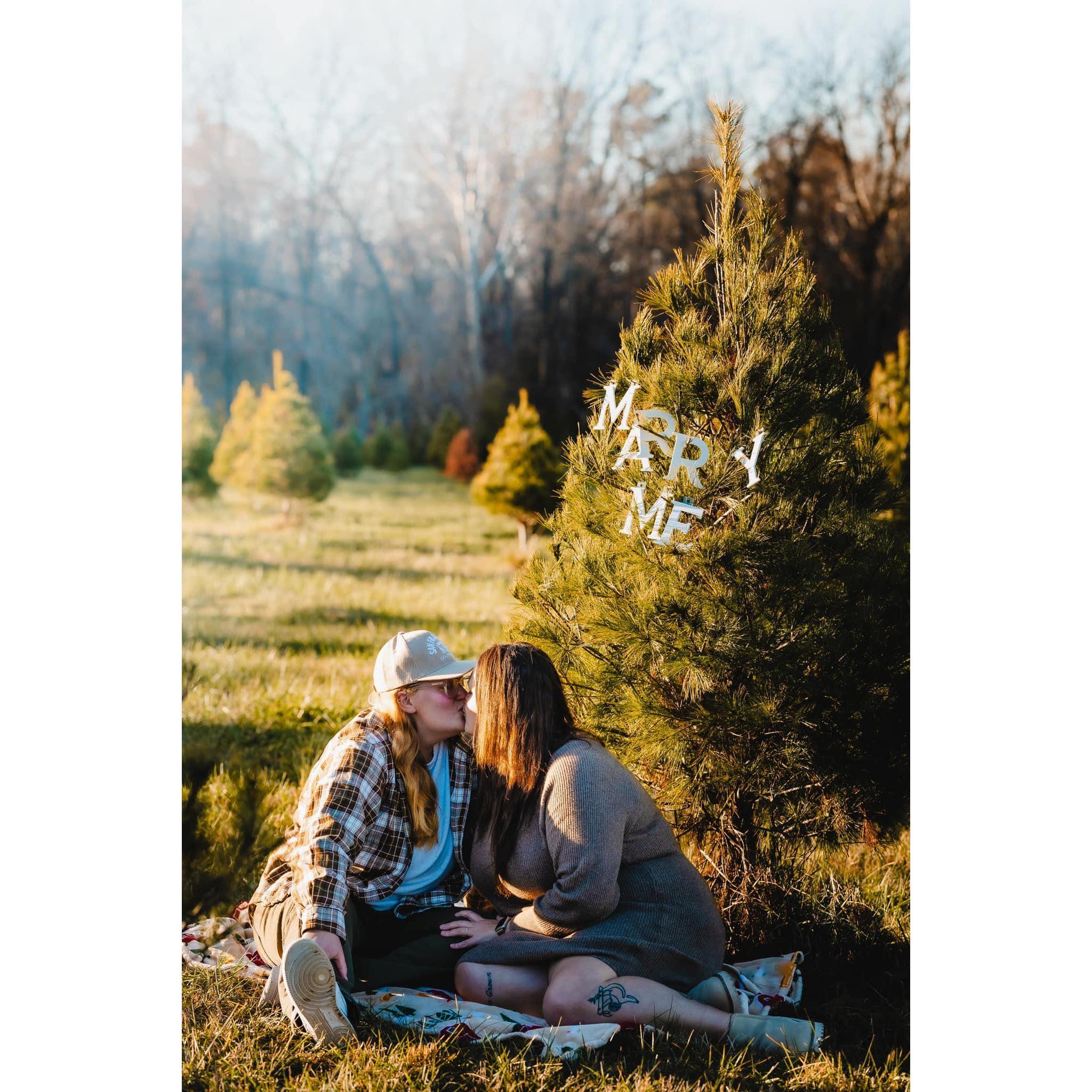 Amber had the cutest set up for Caroline