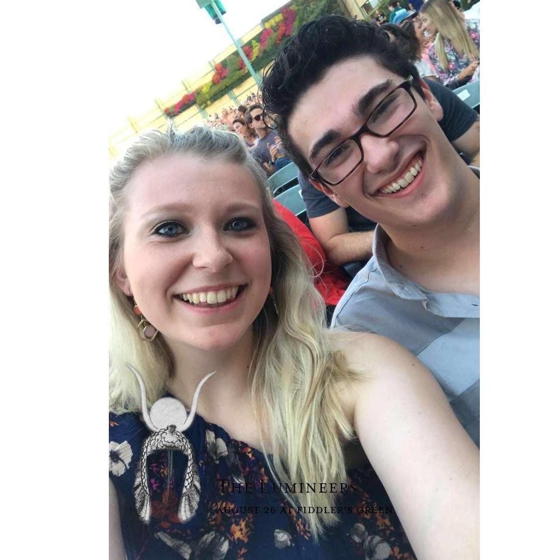 Seeing our favorite band, The Lumineers!
