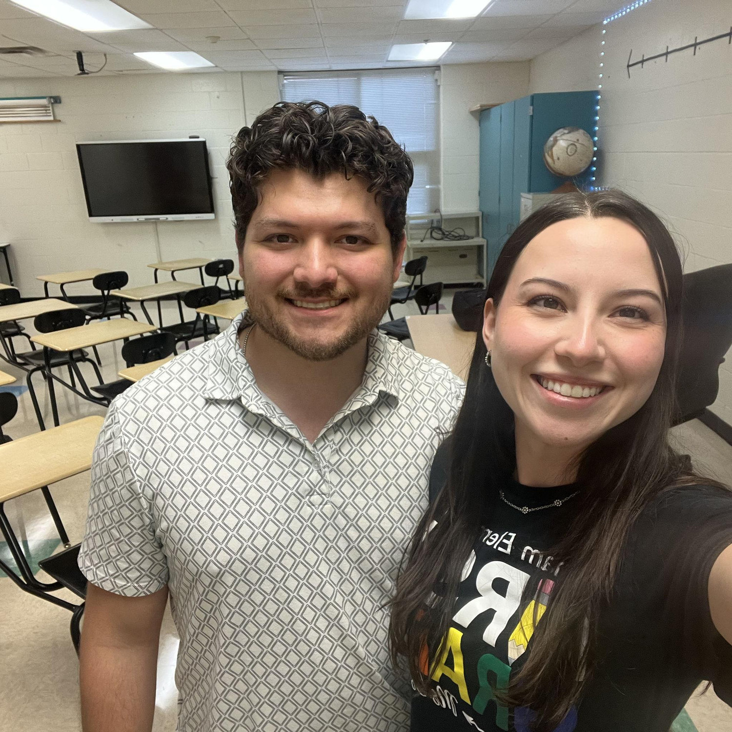 Gerard's first classroom.