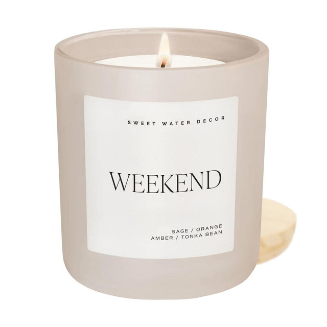 Weekend 15 oz Soy Candle - Sweet Water Decor