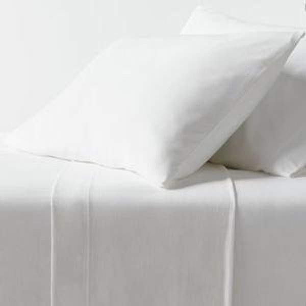 Queen Cotton Jersey Sheet Set White - Threshold™: Knitted, OEKO-TEX Certified, Fits up to 17" Mattress