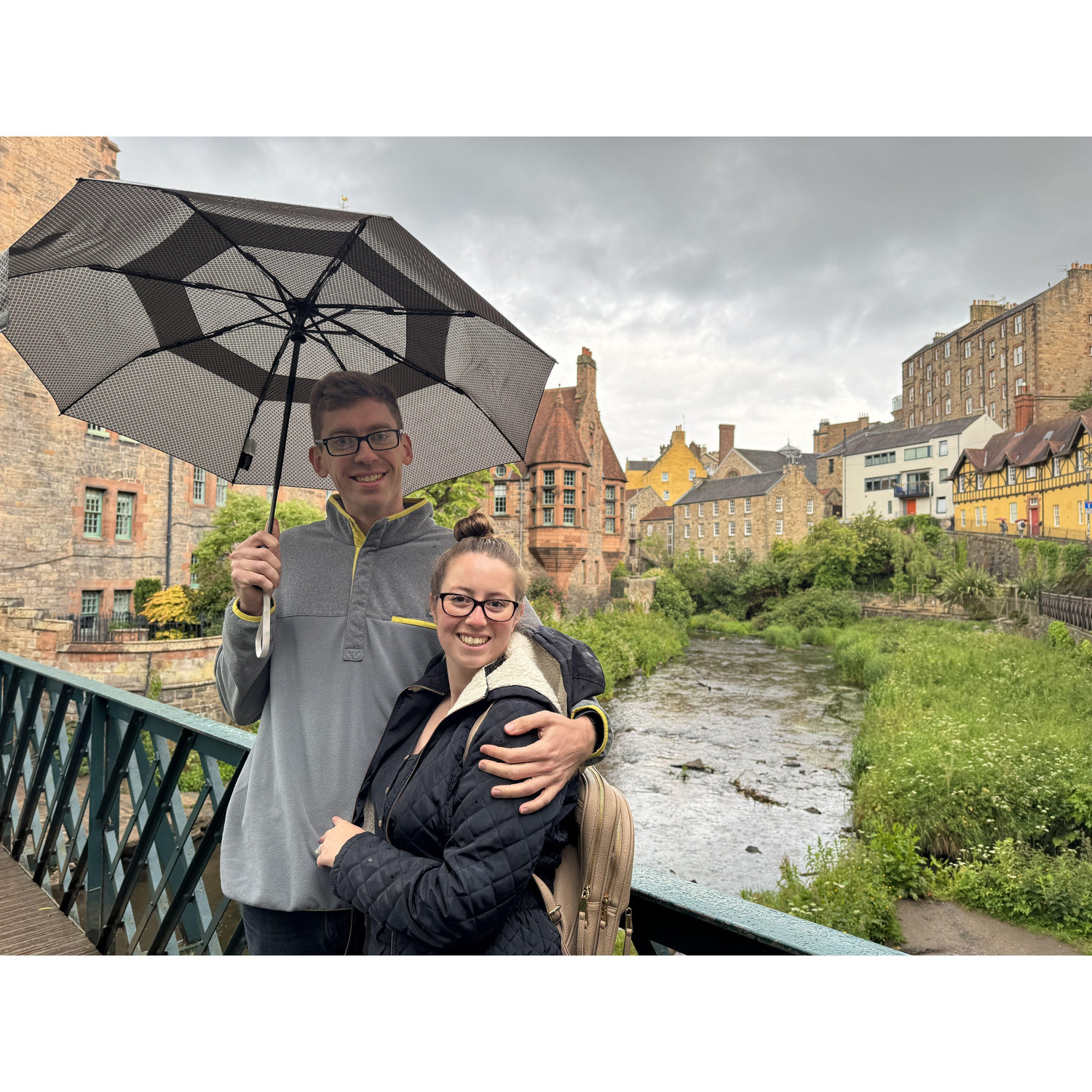 Exploring Dean Village in Edinburgh