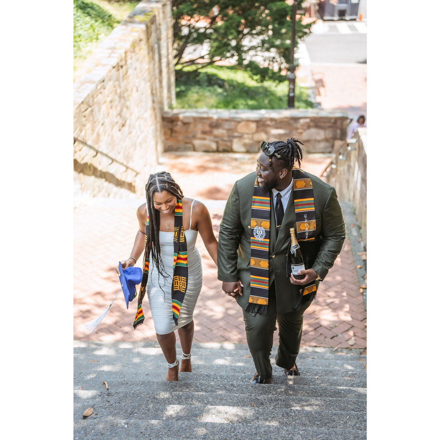 May 2023: Sophia graduated from American University, and Stanford graduated from Georgetown University