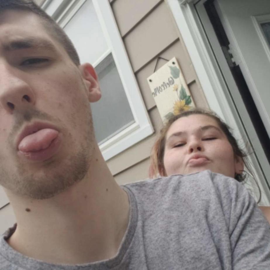 Our very first photo together! Tyler took this selfie💕